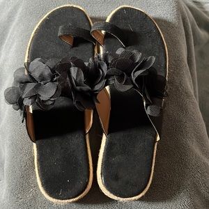NWOT black size 10 Sandles
